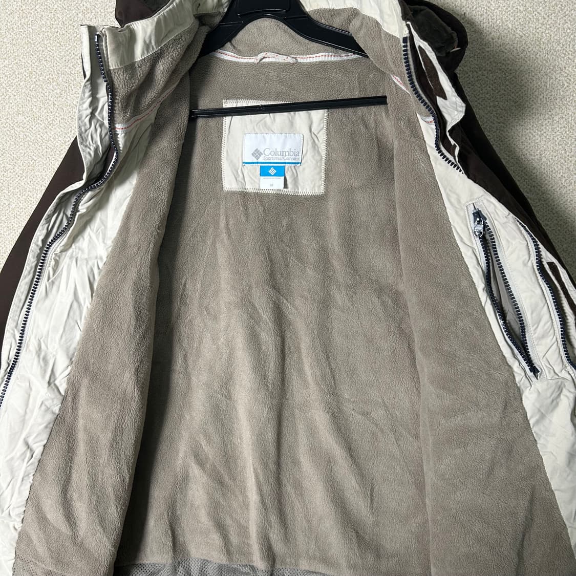 (M) 콜롬비아 딥 브라운 스노우보드 바람막이 상품이미지5