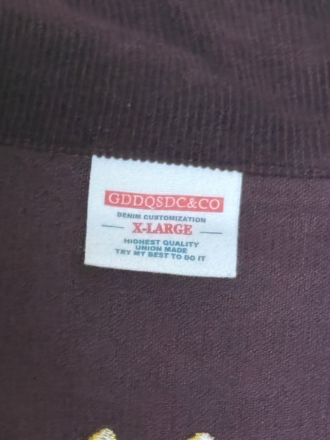 [L~XL] FFA자켓 버건디 텍사스 상품이미지4