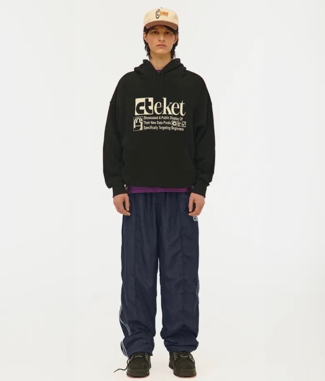 (구매)테켓 트랙 팬츠 네이비 M 사이즈 상품이미지3