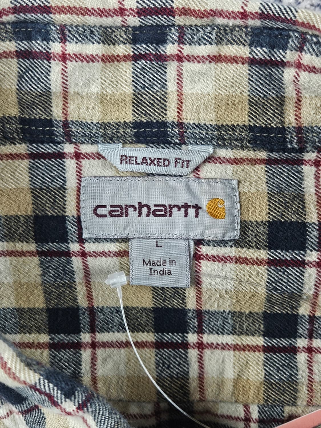 칼하트 체크 패턴 포켓 워크 셔츠 / 11275 상품이미지9