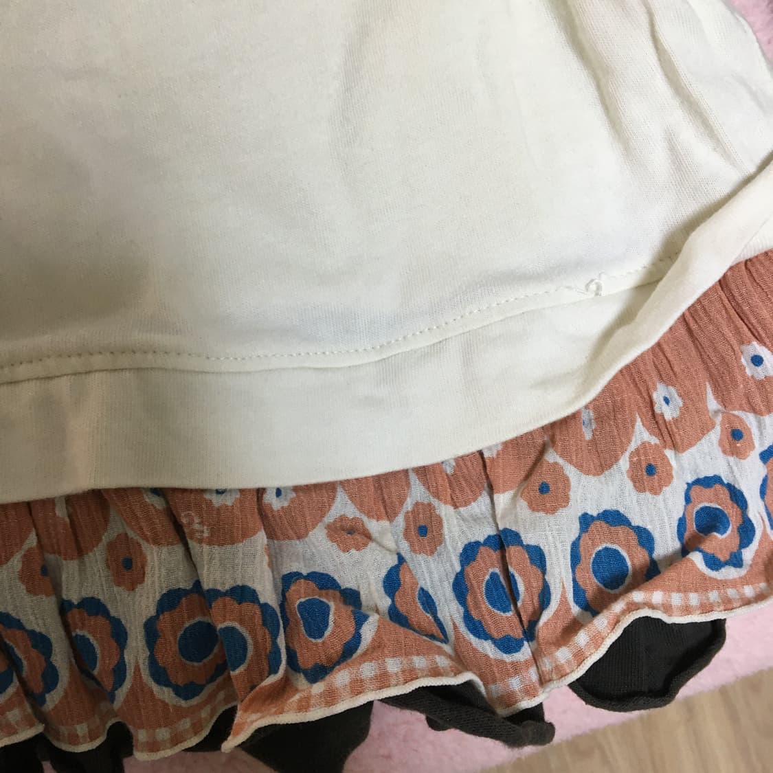 일본빈티지 모리걸 롱슬리브 티셔트 라떼갸루 일브 상품이미지3