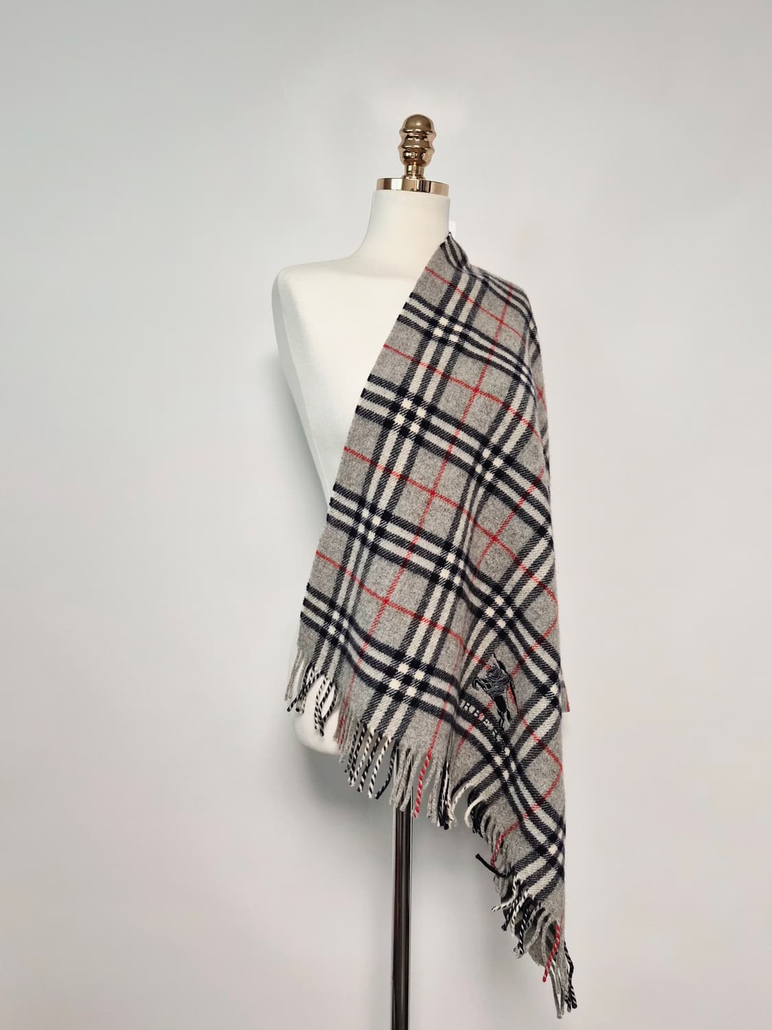 버버리 그레이 노바체크 머플러 목도리 블랭킷 상품이미지6