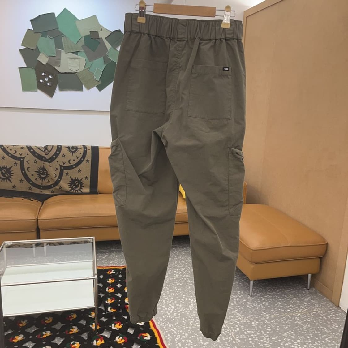 반스 올드스쿨 스트릿힙합 슬림핏 카고팬츠 S C08077 상품이미지4