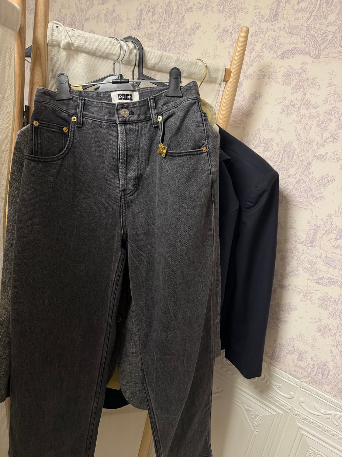 Eenk 잉크 일자 흑청데님 S 상품이미지9