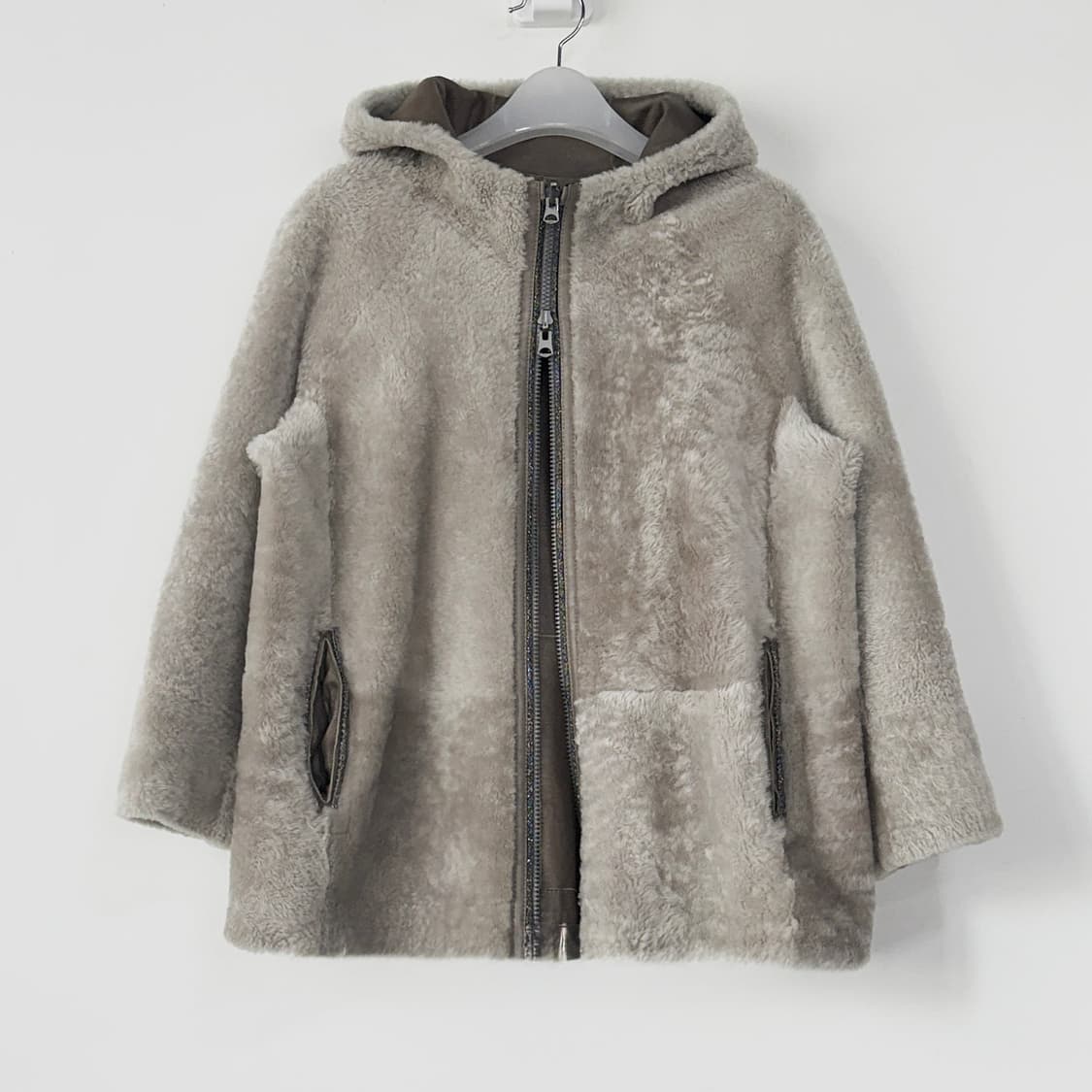 브루넬로쿠치넬리 시어링 레더 무스탕 상품이미지2