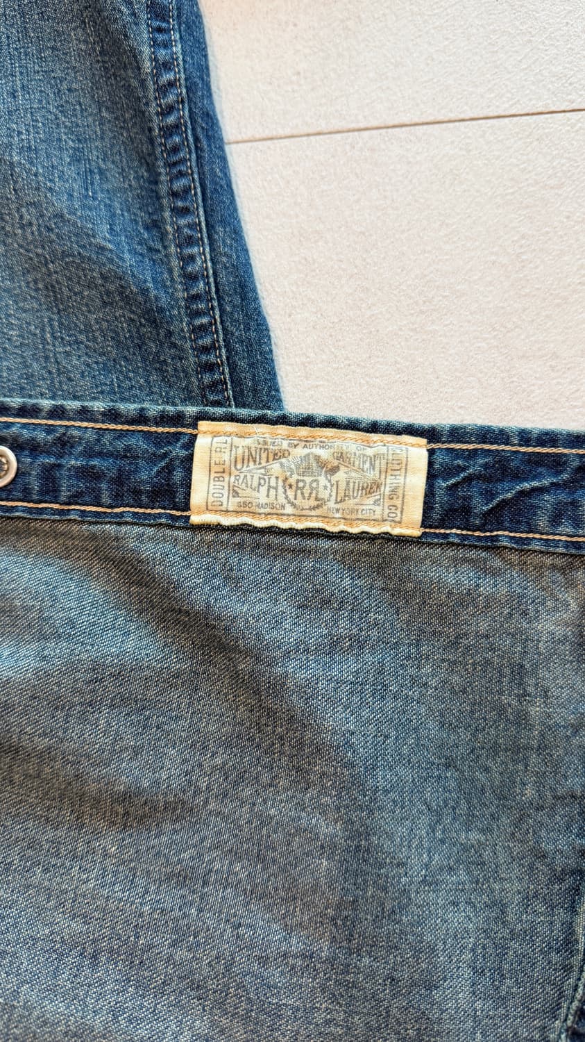 RRL 슬림핏 데님 웨스턴 셔츠 상품이미지7