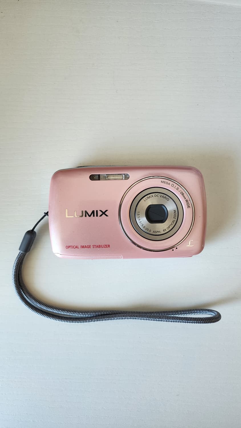 [츄디카]파나소닉 루믹스 dmc s1 - 딸기우유 핑크 상품이미지1