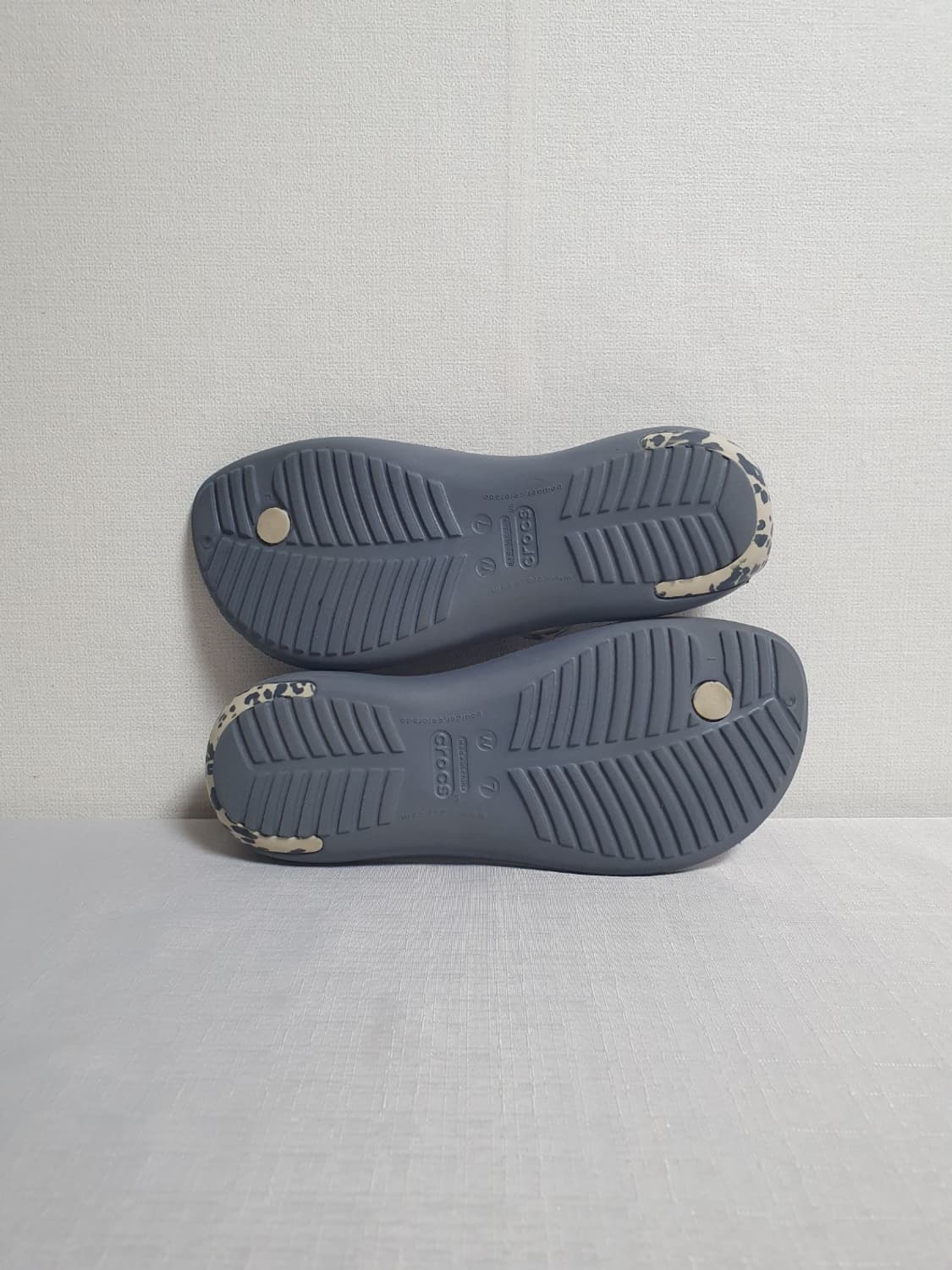 240mm 크록스 쪼리 섹시 레오파드 프린트 플립플랍 상품이미지6