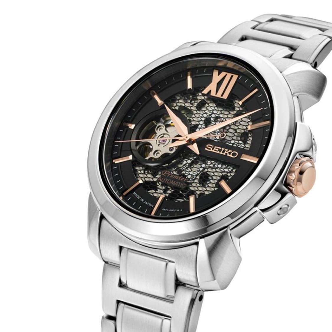 Seiko Premier Automatic Open-Heart Watch 상품이미지3