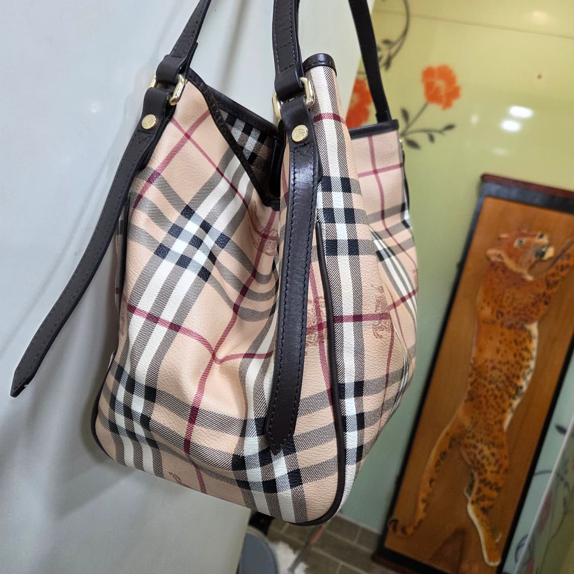 버버리 노바체크 숄더백 상품이미지8