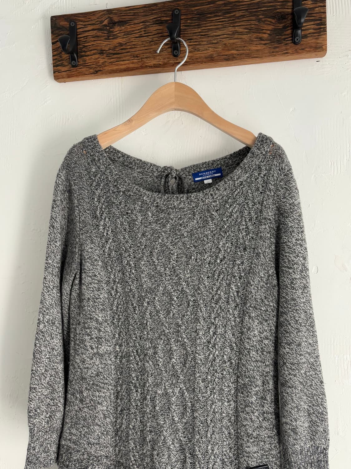 Burberry  버버리 블루라벨 배색 니트 원피스 상품이미지5