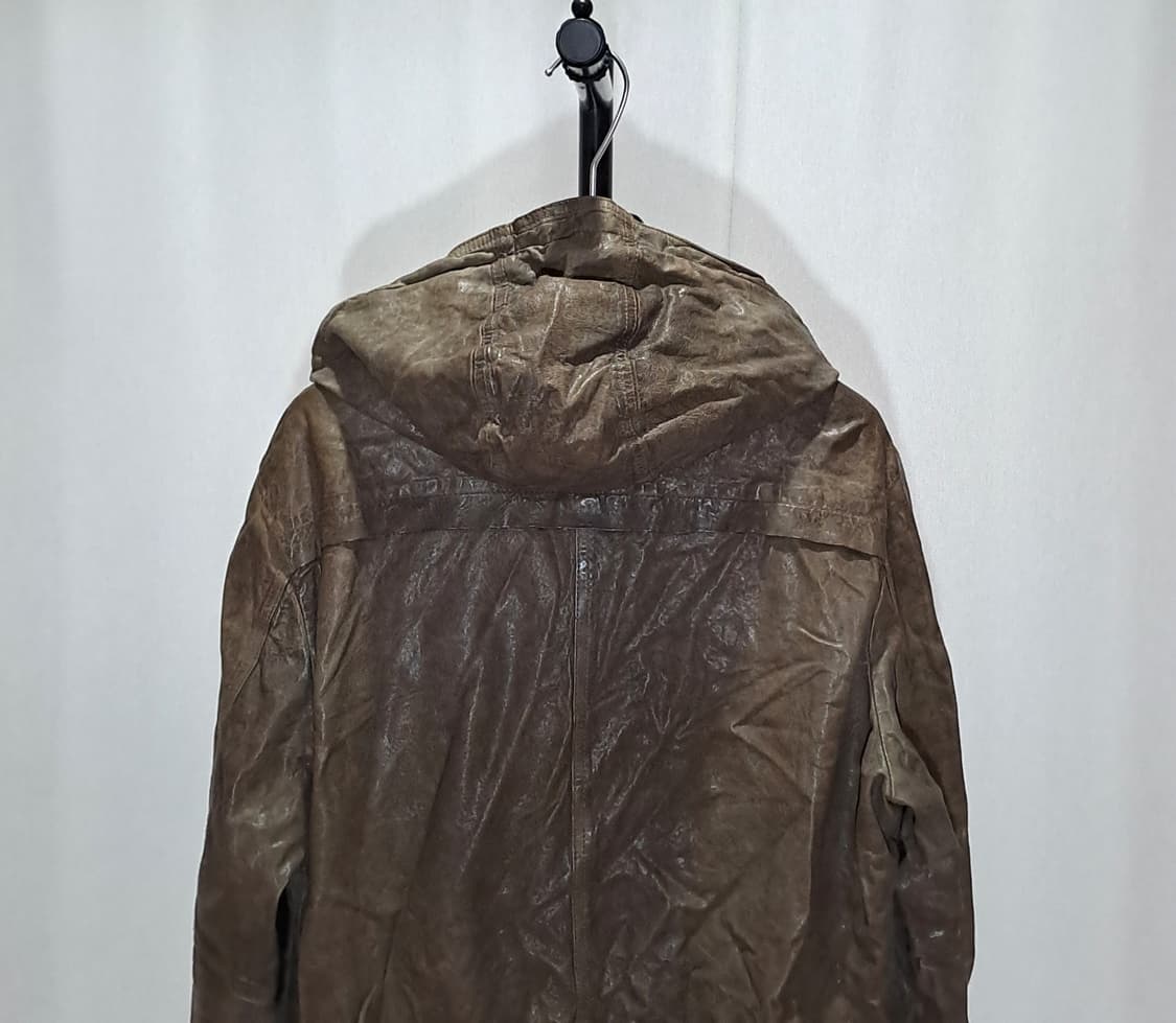 (택포) 알렉스 앤 클로에 양가죽 후드 피쉬테일 야상 L B13 상품이미지5