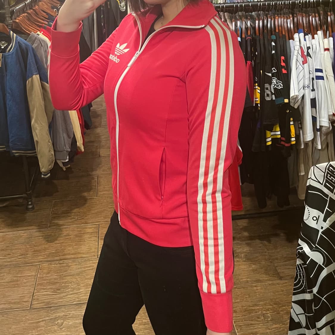 [HI] 아디다스 트레이닝 집업 핑크 상품이미지4