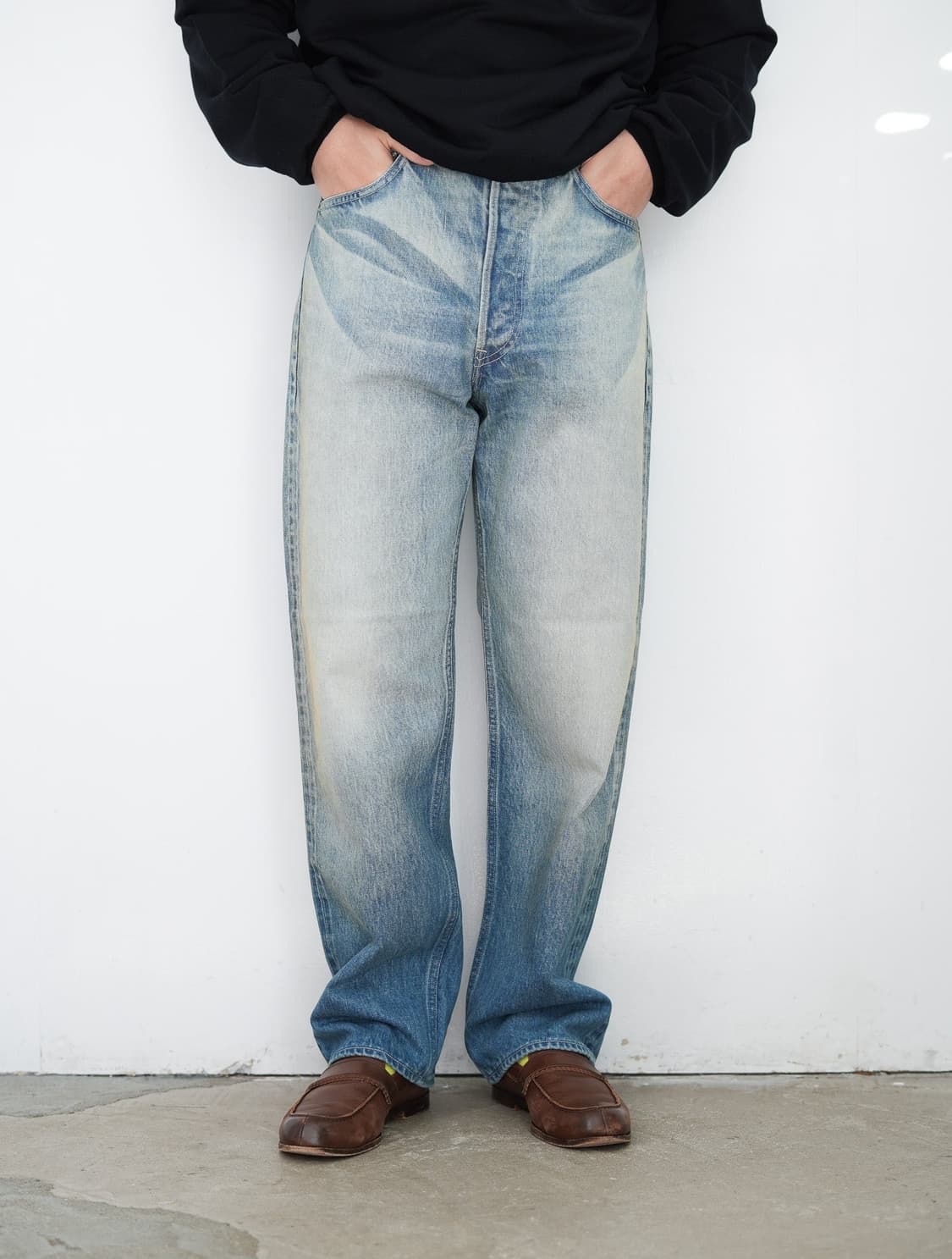 오라리 25aw 셀비지 헤비 데님 상품이미지4