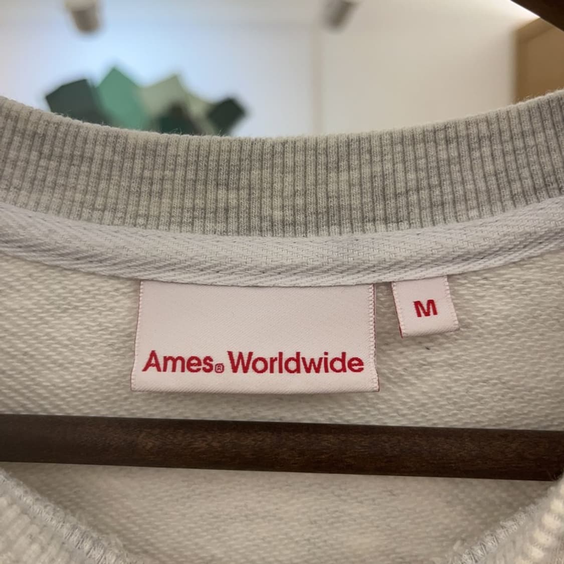 아메스 월드와이드 키치 빅로고 맨투맨 M C07379 상품이미지5