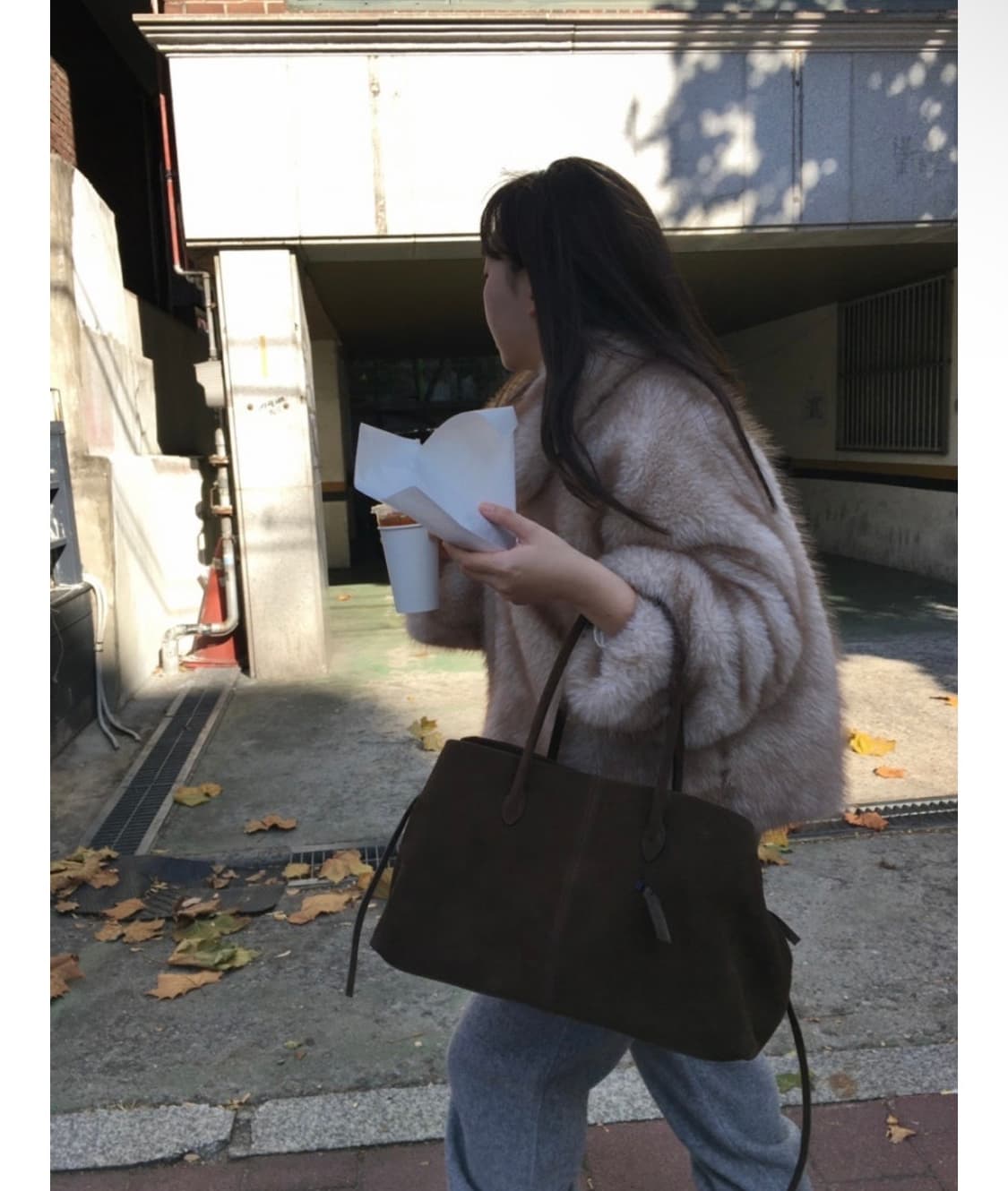 어바웃무드 라떼백 블랙 (Aboutmood) 상품이미지5