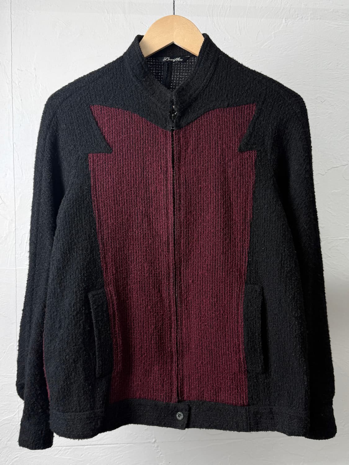 Daifku 배색 울 자켓 상품이미지2