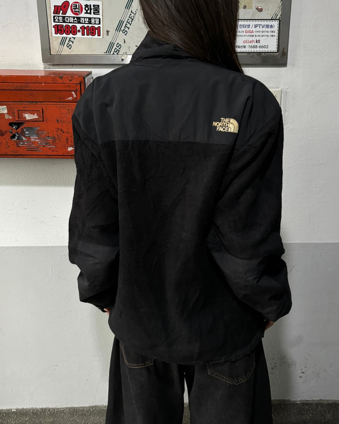 90s THENORTHFACE 블랙 고프코어 고어텍스 플리스집업  상품이미지3