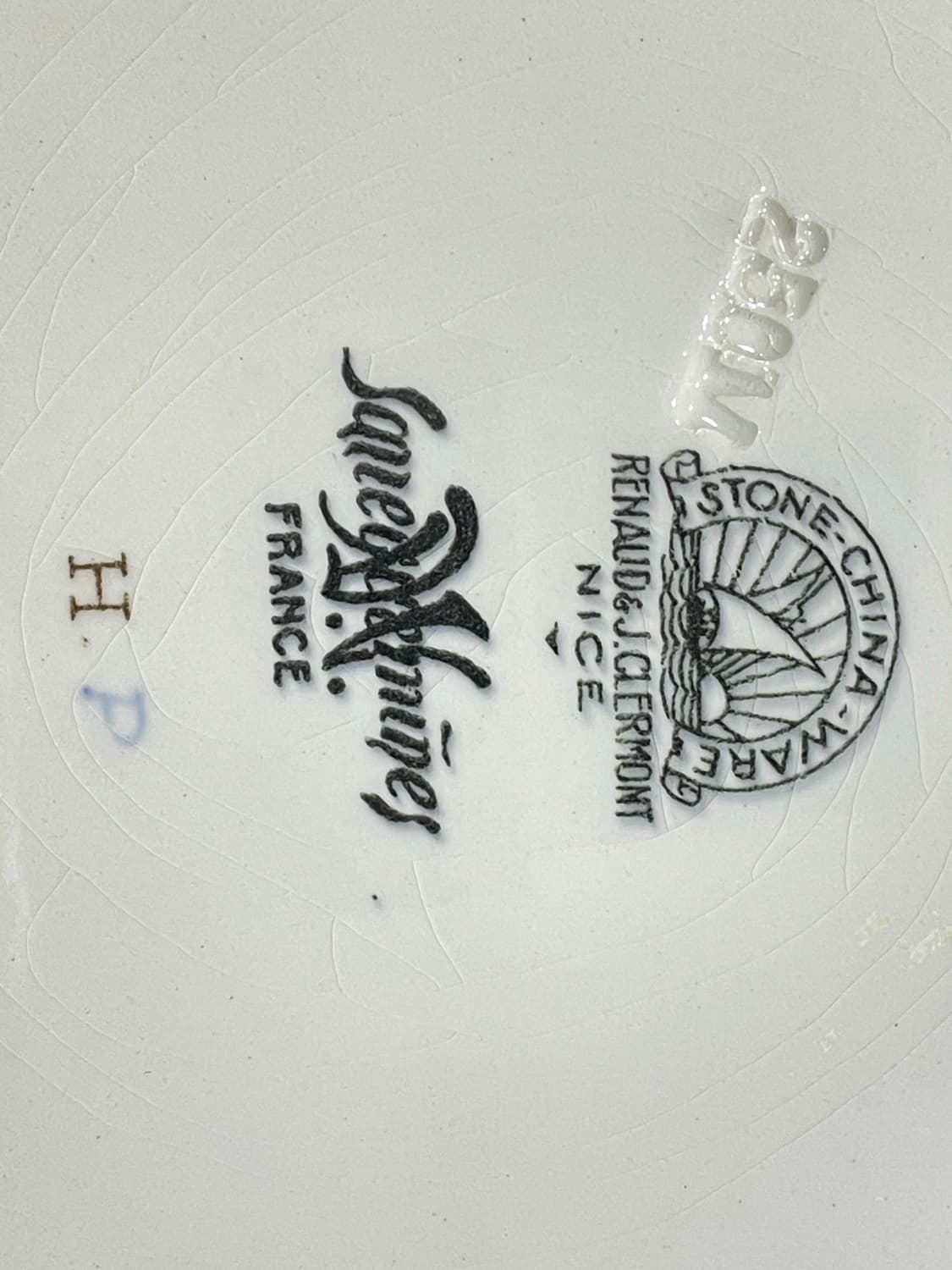 (1950~70s,프랑스)생타망/디저트 접시(25cm) 상품이미지2