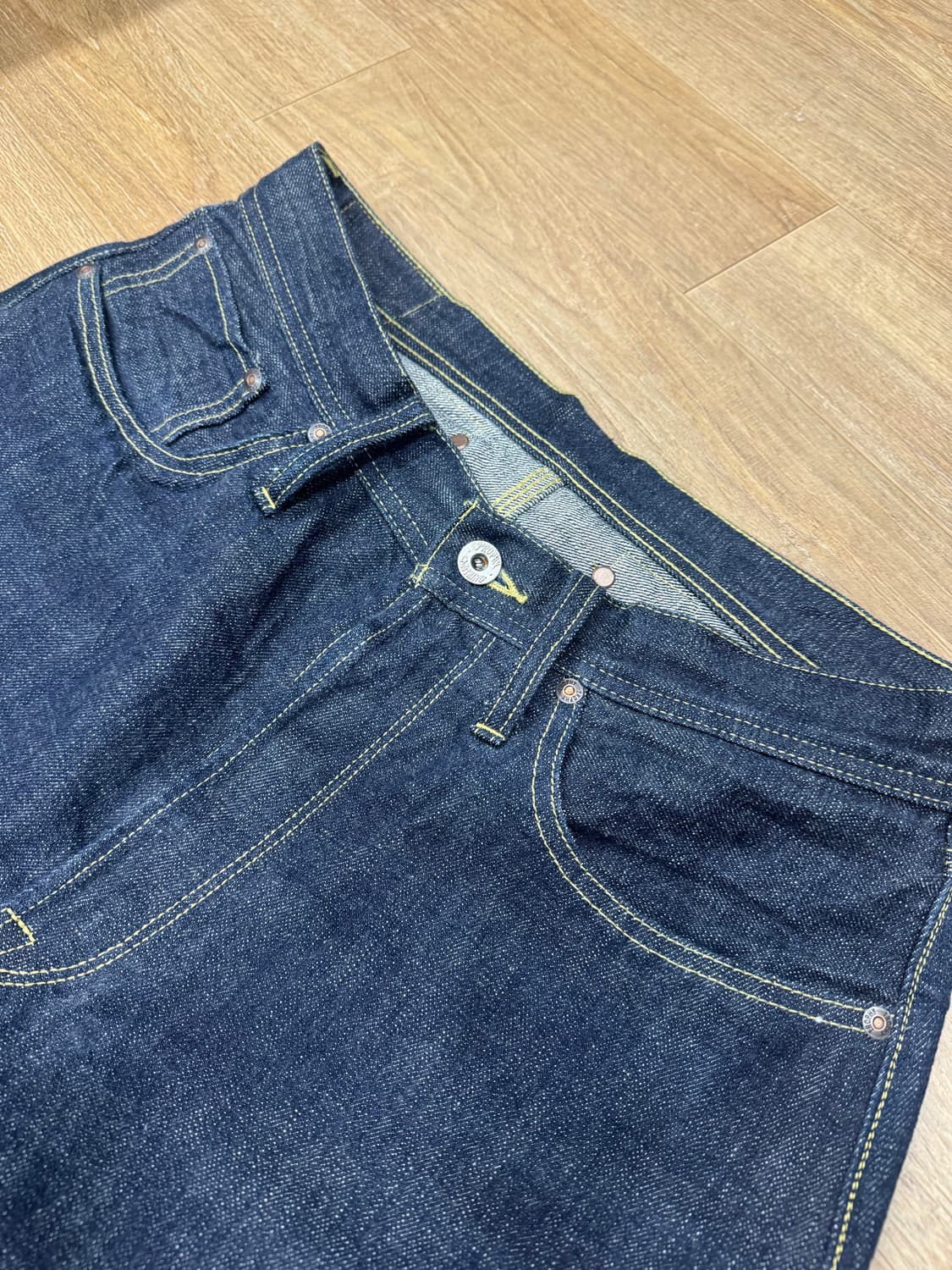 [32]트로피 클로딩1604 Waist Overall Dirt Denim 상품이미지5