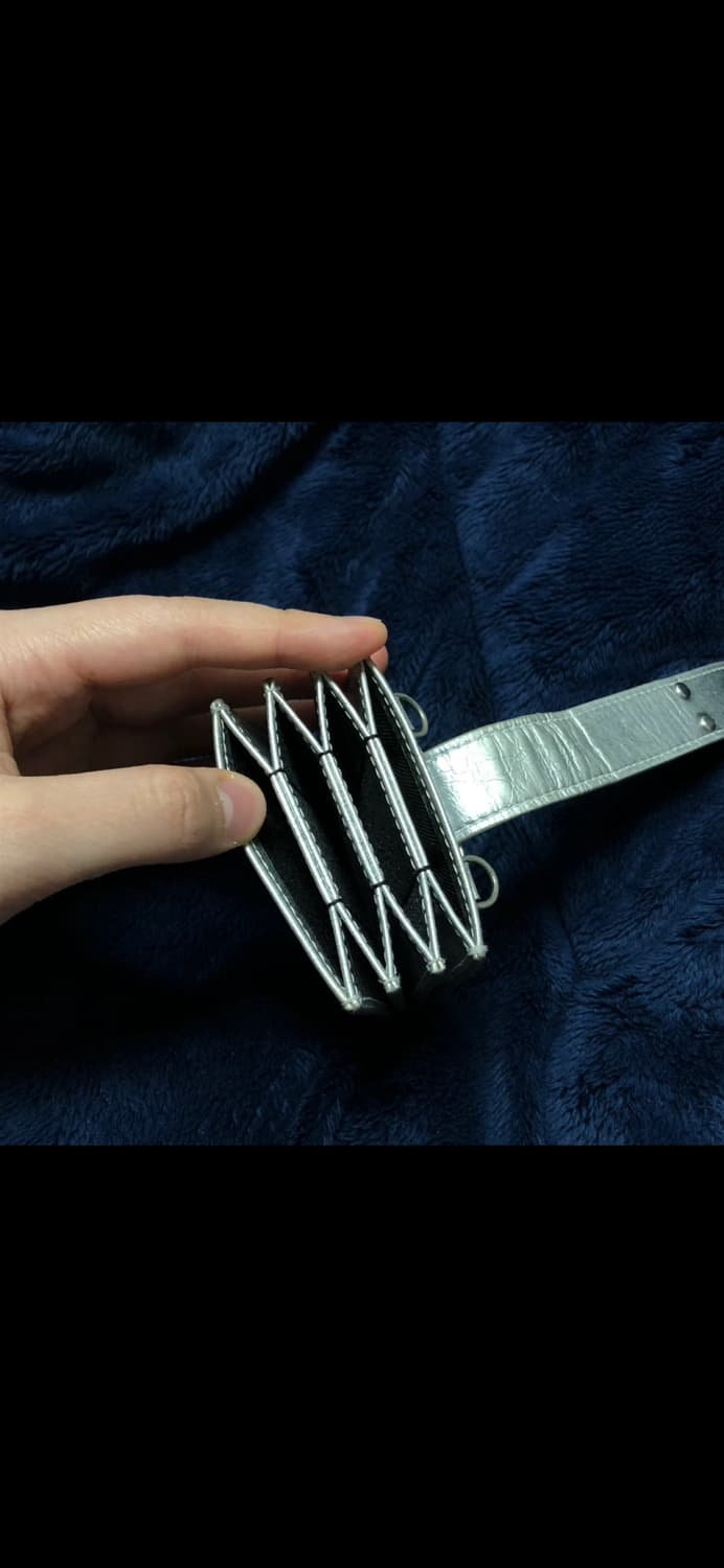 마뗑킴 아코디언 네클리스 지갑 실버 상품이미지3