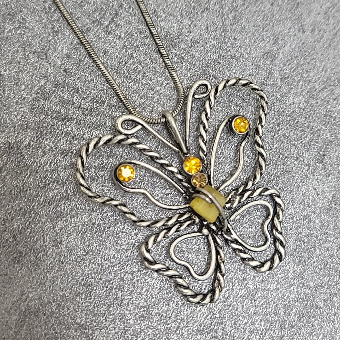 vintage butterfly necklace 상품이미지4