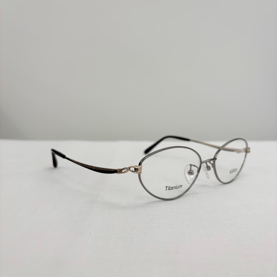 GIVY 그레이골드 티타늄 메탈 빈티지안경 상품이미지3