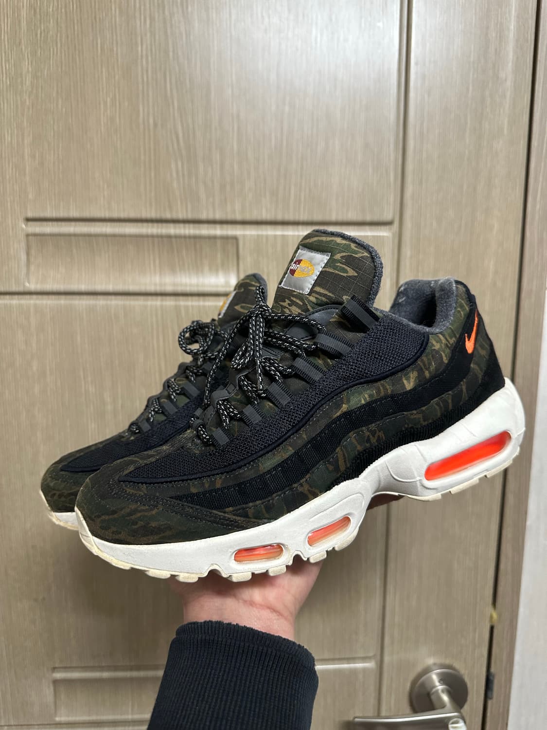 나이키 에어맥스 95 칼하트 WIP 카모 260mm 상품이미지2