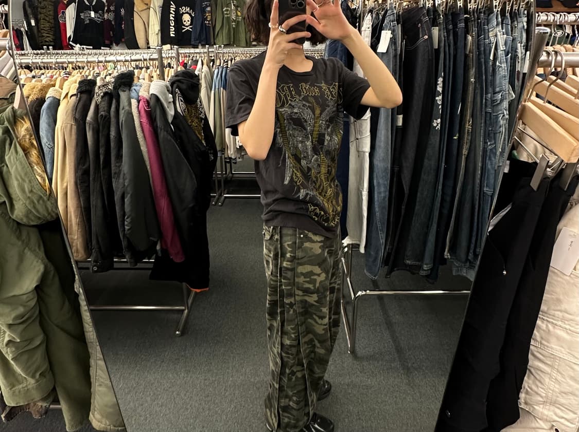 L)Quail Hollow 빈티지 Y2K 프린팅 반팔 상품이미지1