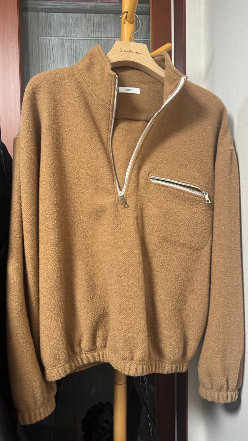 Rier 버진울 플리스 하프집업 S 상품이미지4