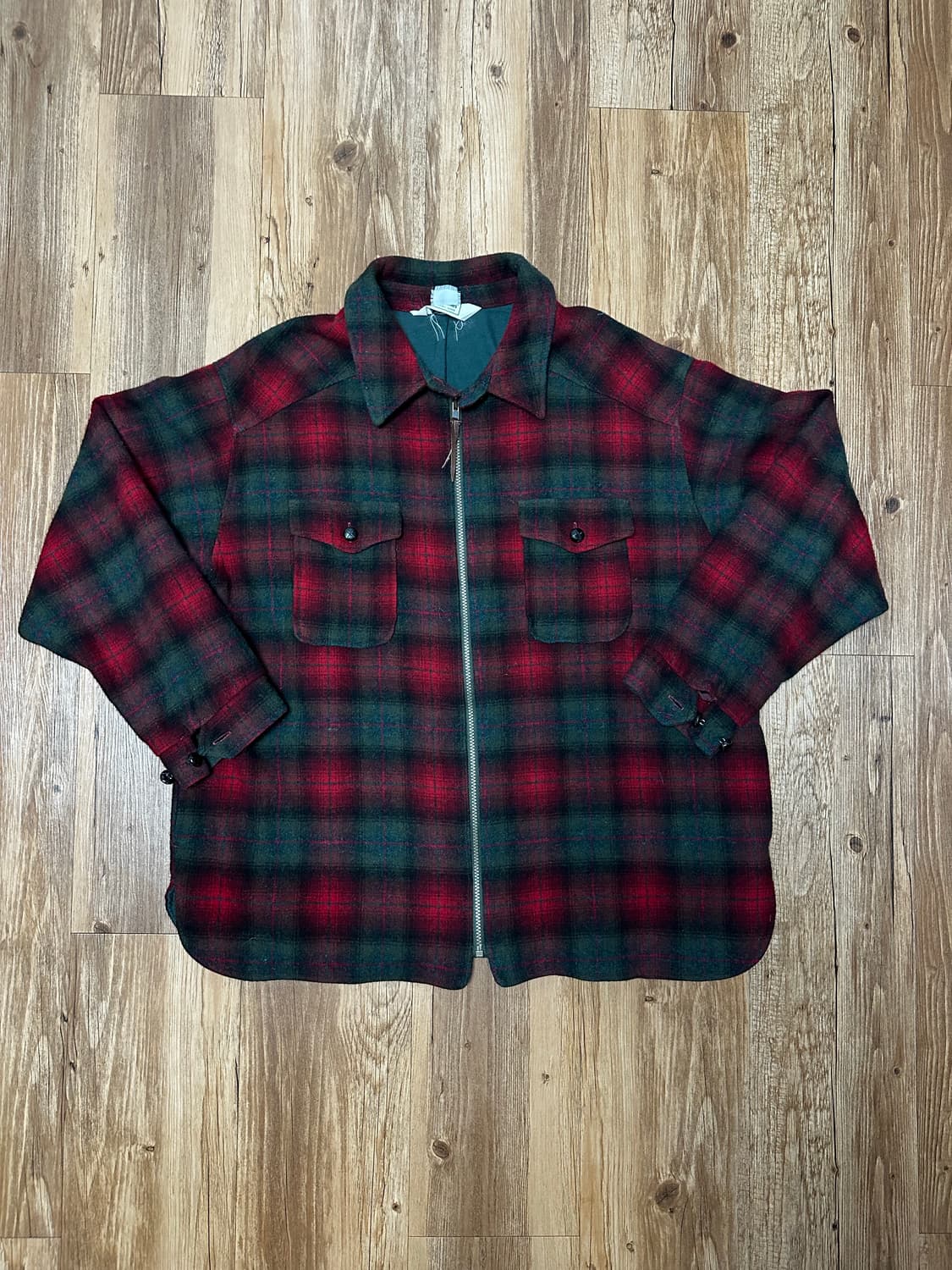 [XL] LL BEAN 체크 울자켓  상품이미지1