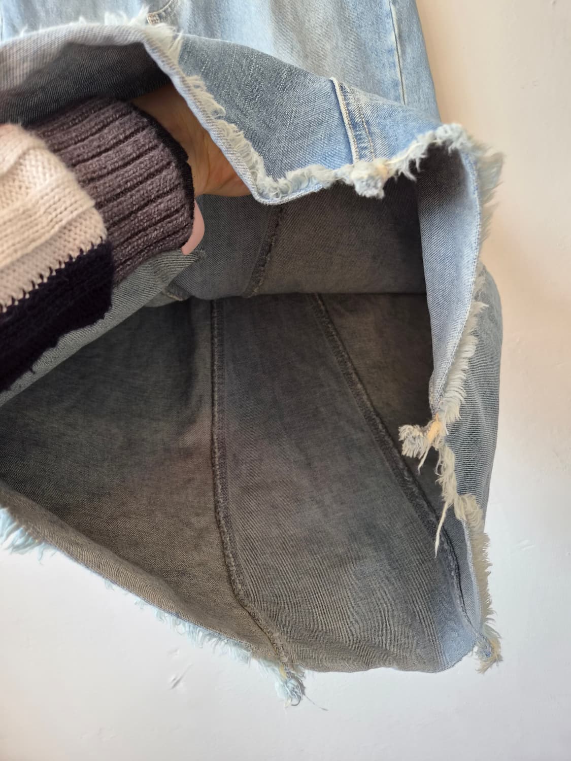 LEE 일본수입 여성 연청데님롱스커트 M사이즈 상품이미지5