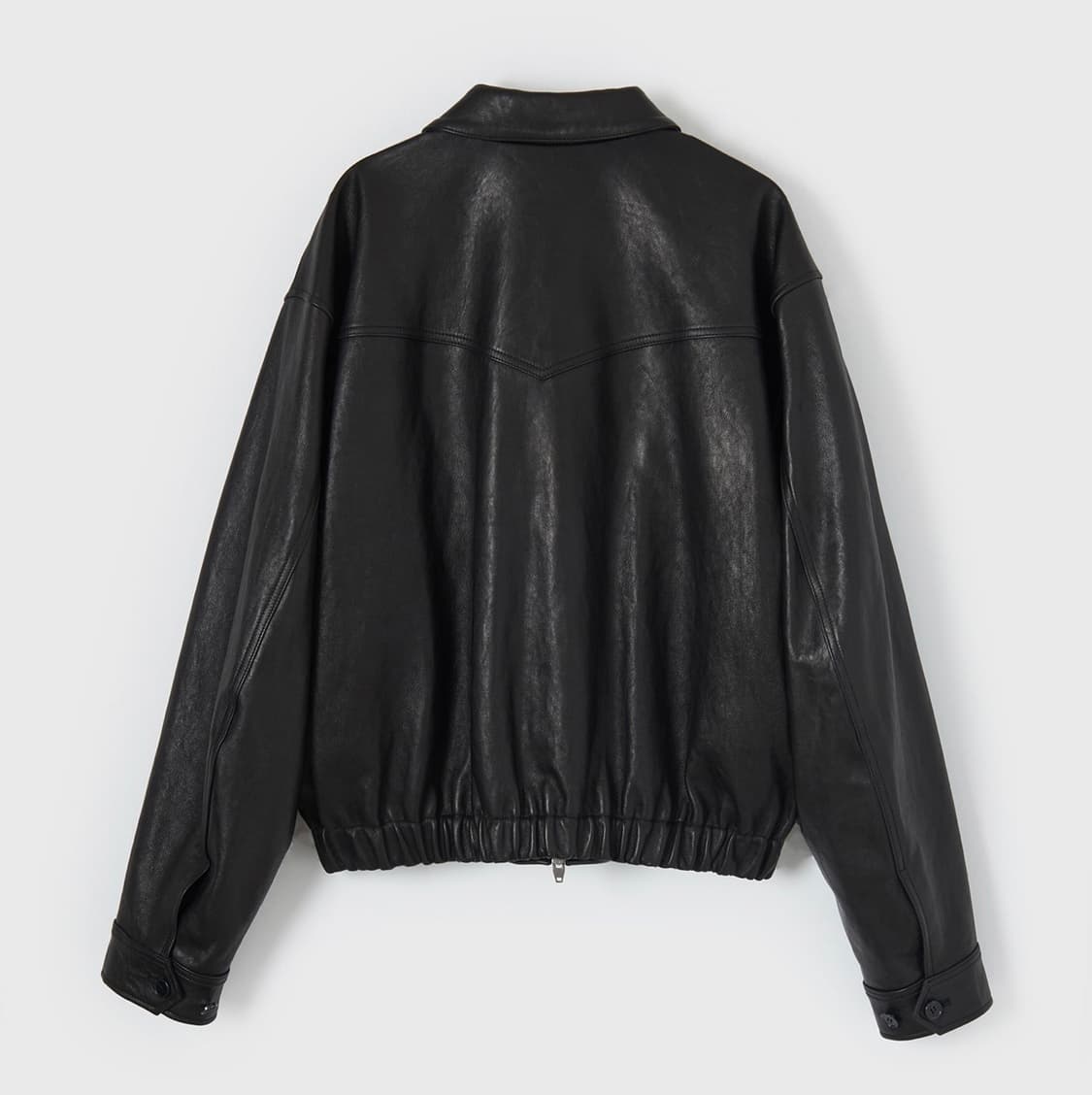 윤세 yunse ego leather jumper 레더 자켓 2사이즈 상품이미지3