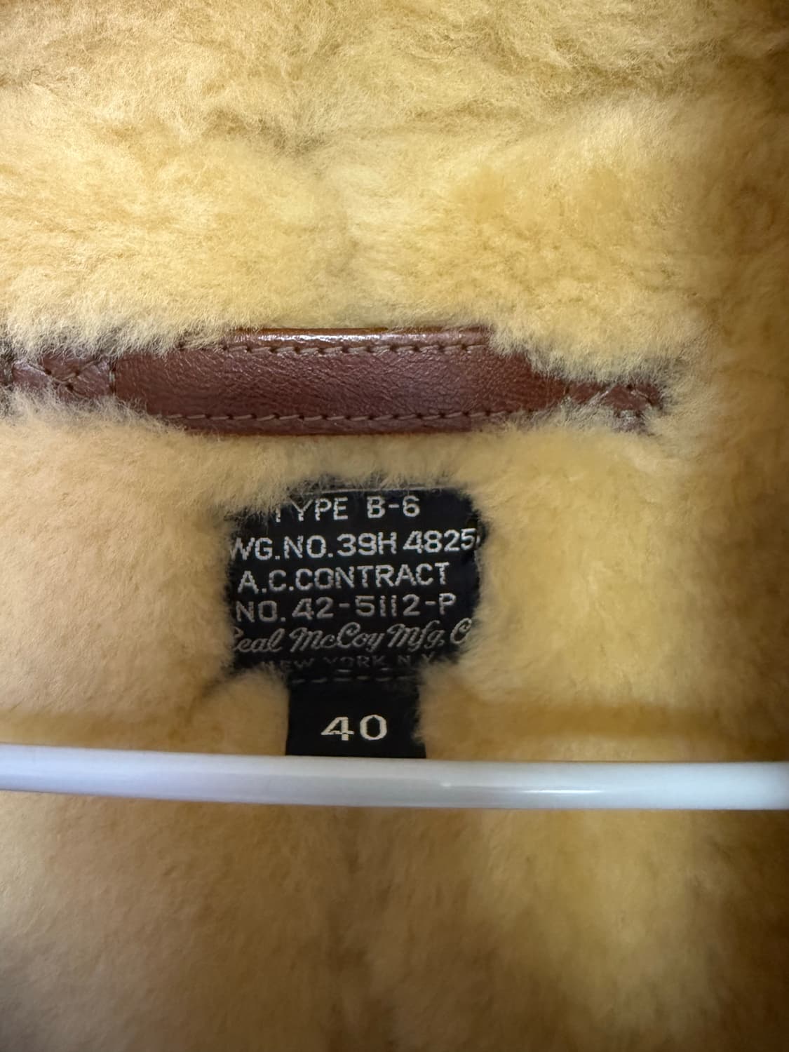 리얼맥코이 type b-6 40사이즈 (the real mccoys) 상품이미지8