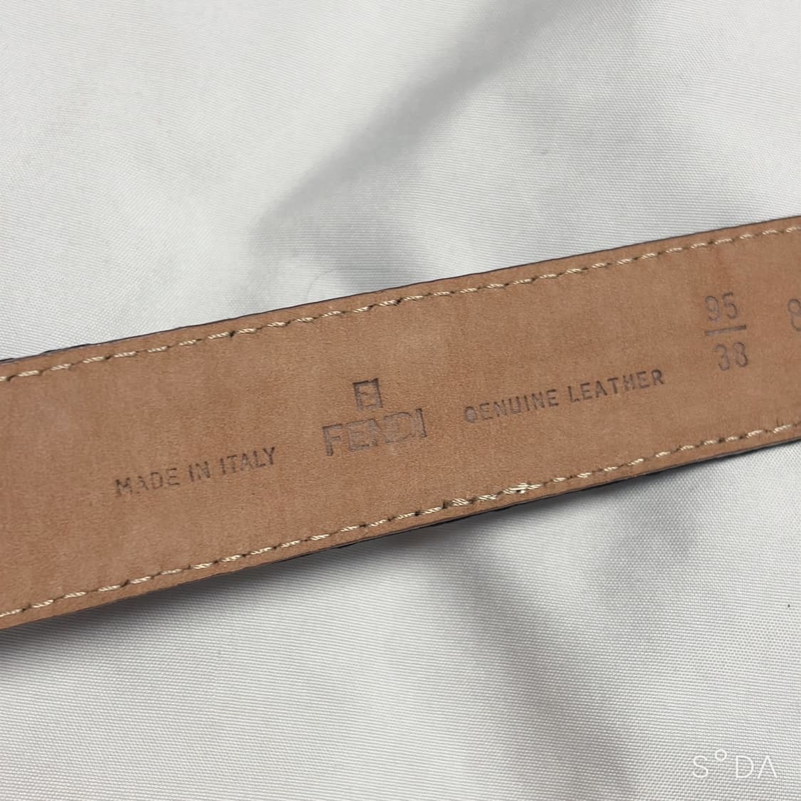 펜디 FF 로고 블랙 벨트 상품이미지8