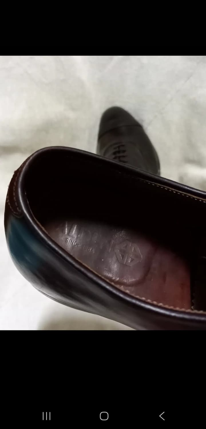 [판매] alden 9015 알든 9015 쉘코도반 캡토 발모랄 9.5D 상품이미지8