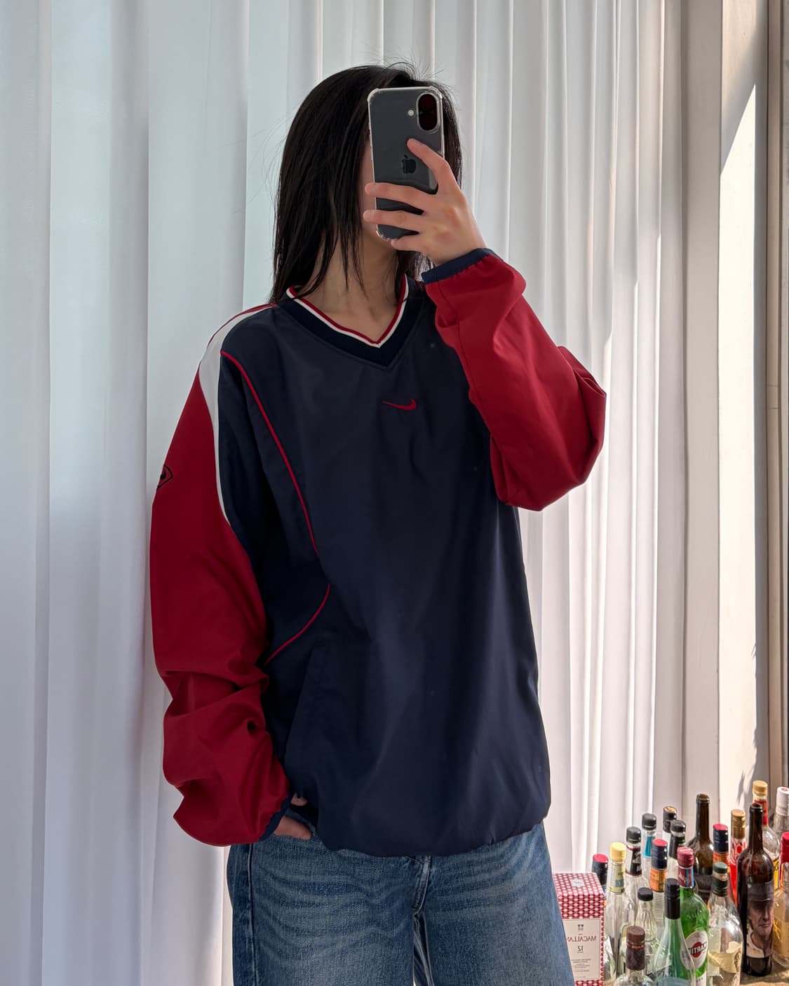 [M]나이키 JPN 올드스쿨 빅스우시 웜업 바람막이 상품이미지1