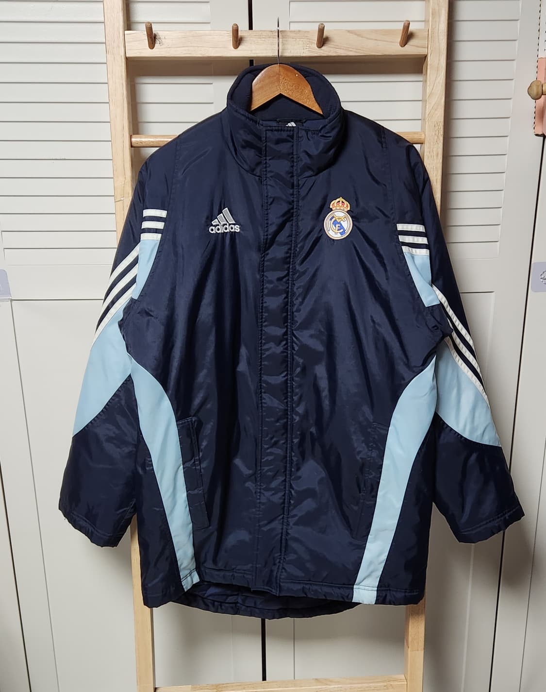 아디다스 레알 마드리드 03-04 벤치 코트 점퍼 자켓 상품이미지1