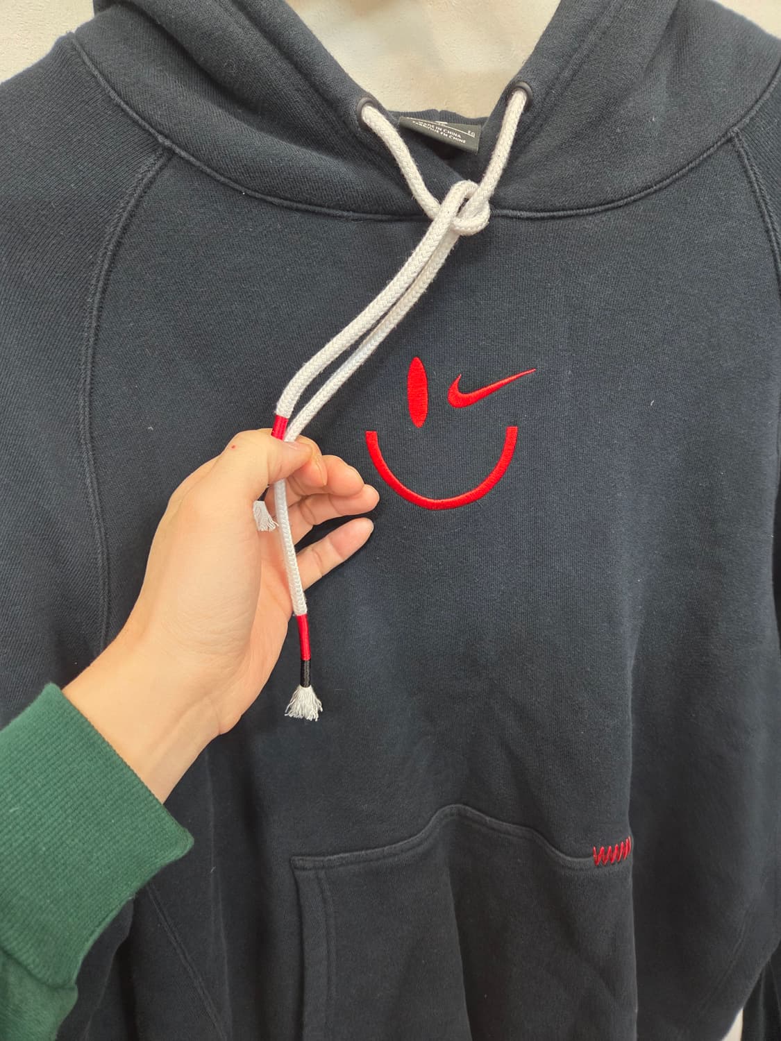 나이키 스마일 윙크 바스켓볼 스웻 후드티 xl 상품이미지6
