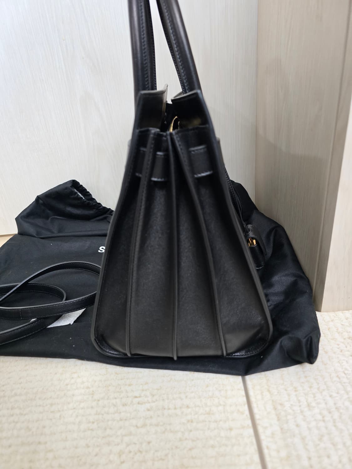 생로랑 삭드주르 블랙 토드백 숄더백 상품이미지4