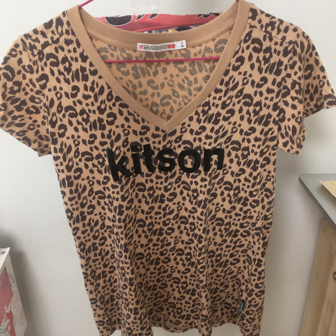 유니클로 호피 반팔 y2k 빈티지 갸루 상품이미지5