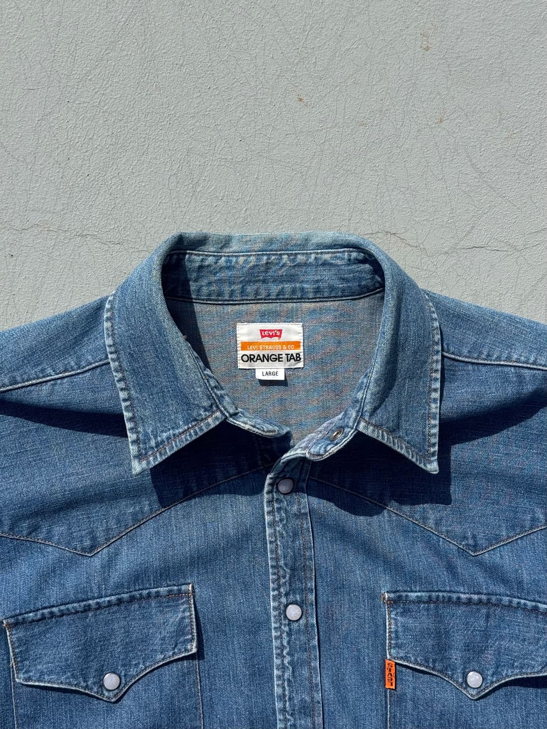 리바이스 오렌지 탭 웨스턴 셔츠  상품이미지3