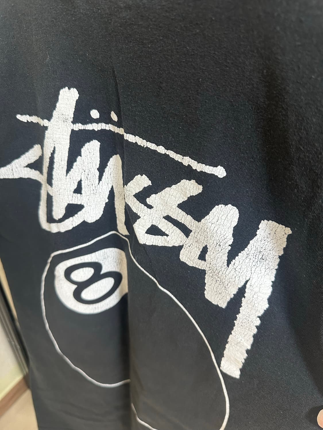 스투시 8볼 티셔츠 블랙 L 상품이미지4