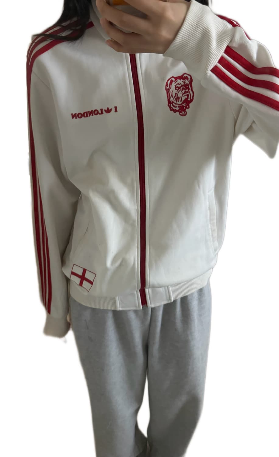 아이다스 런던 져지 (흰/빨) 상품이미지2