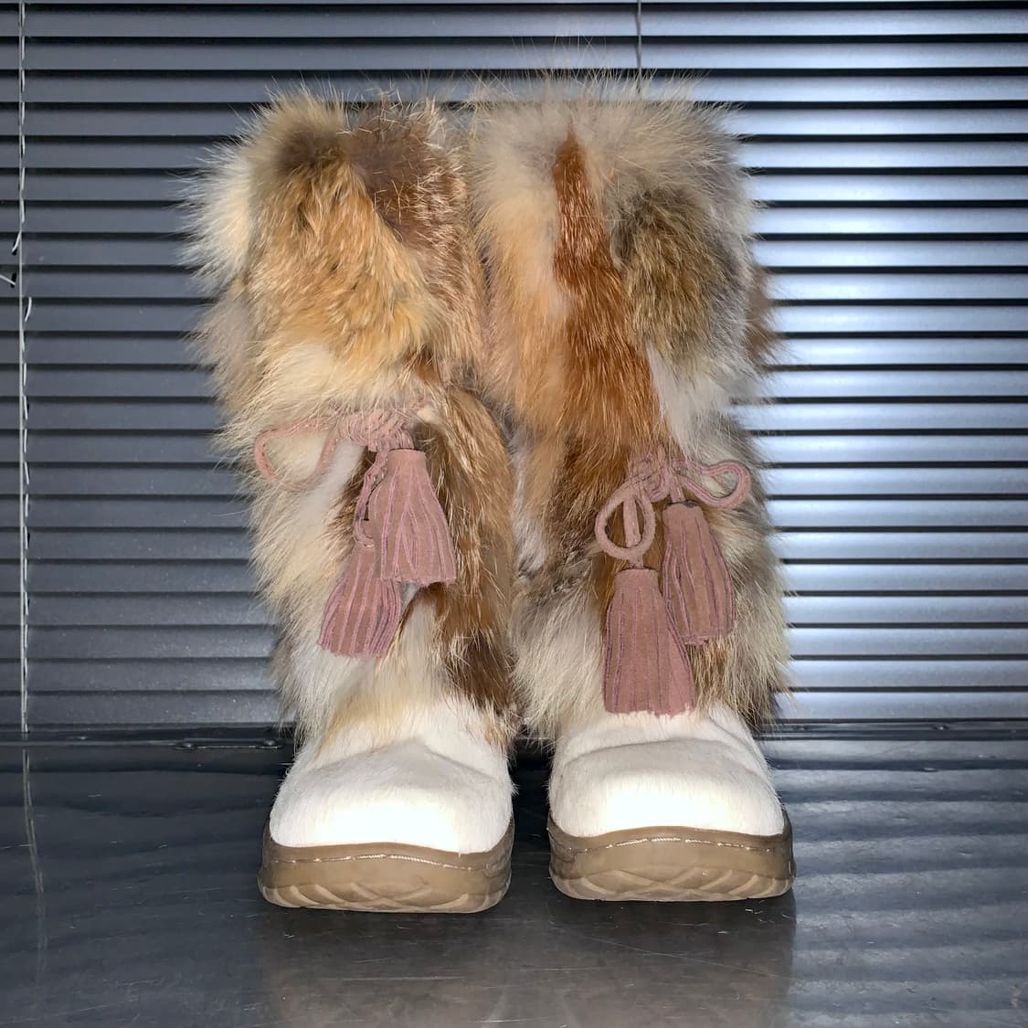 00s 베어파우 화이트 퍼 스노우 털부츠 상품이미지5