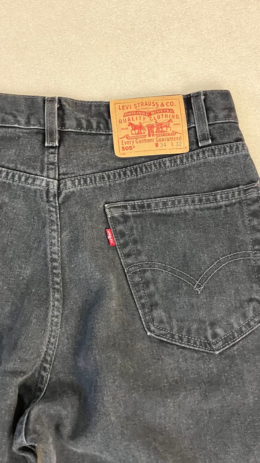 00s Levi’s black 505 상품이미지5