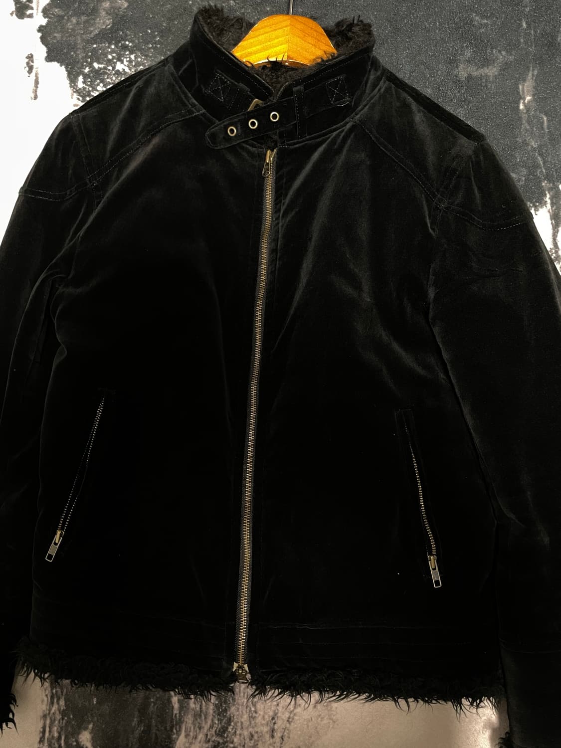 Jack rose 잭로즈 버클 퍼자켓 상품이미지2