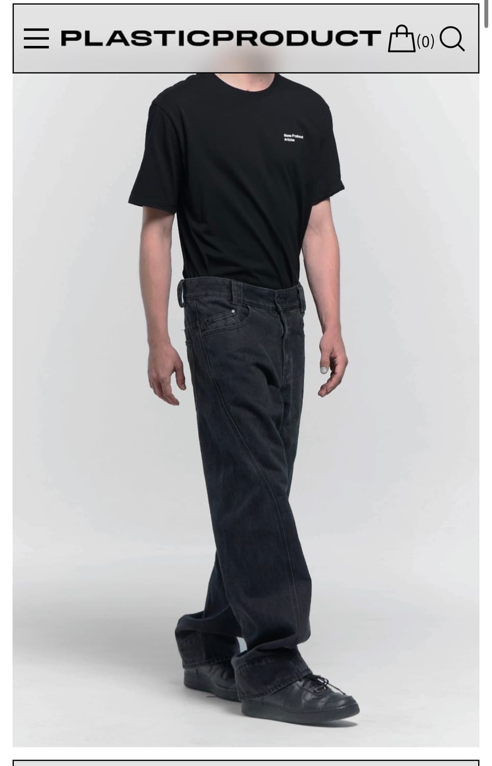 플라스틱 프로덕트 드리프트 데님 L사이즈 상품이미지1