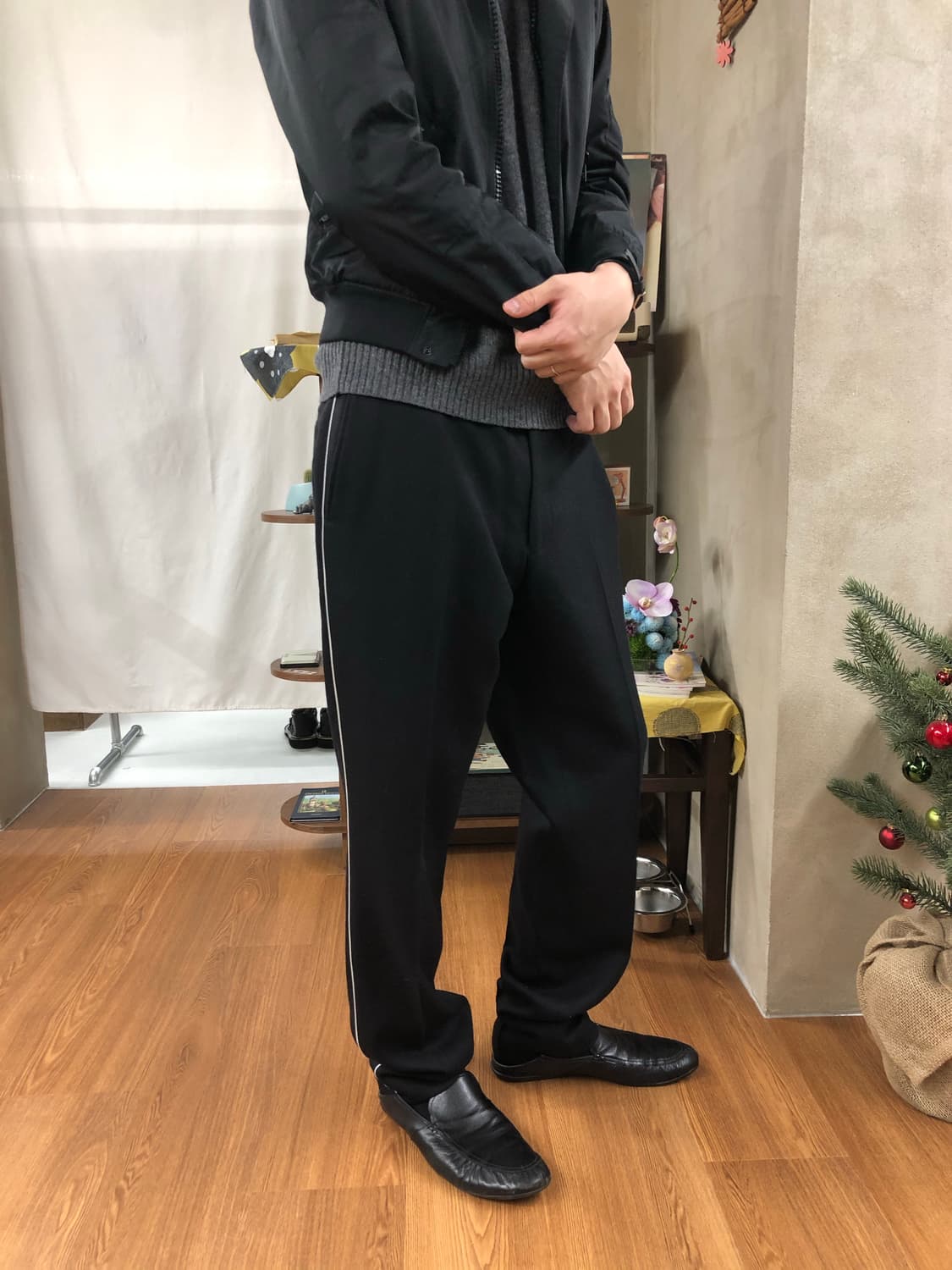 Dries van noten 사이드 라인 슬랙스 52 상품이미지2