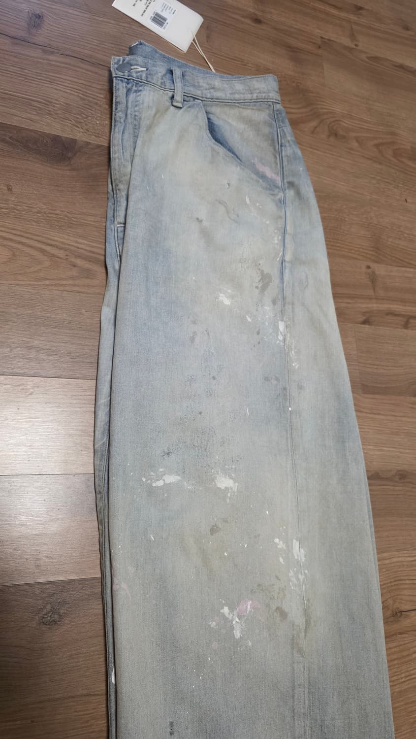 안셀름 WIDE STRAIGHT DENIM PANTS - Indigo 상품이미지6